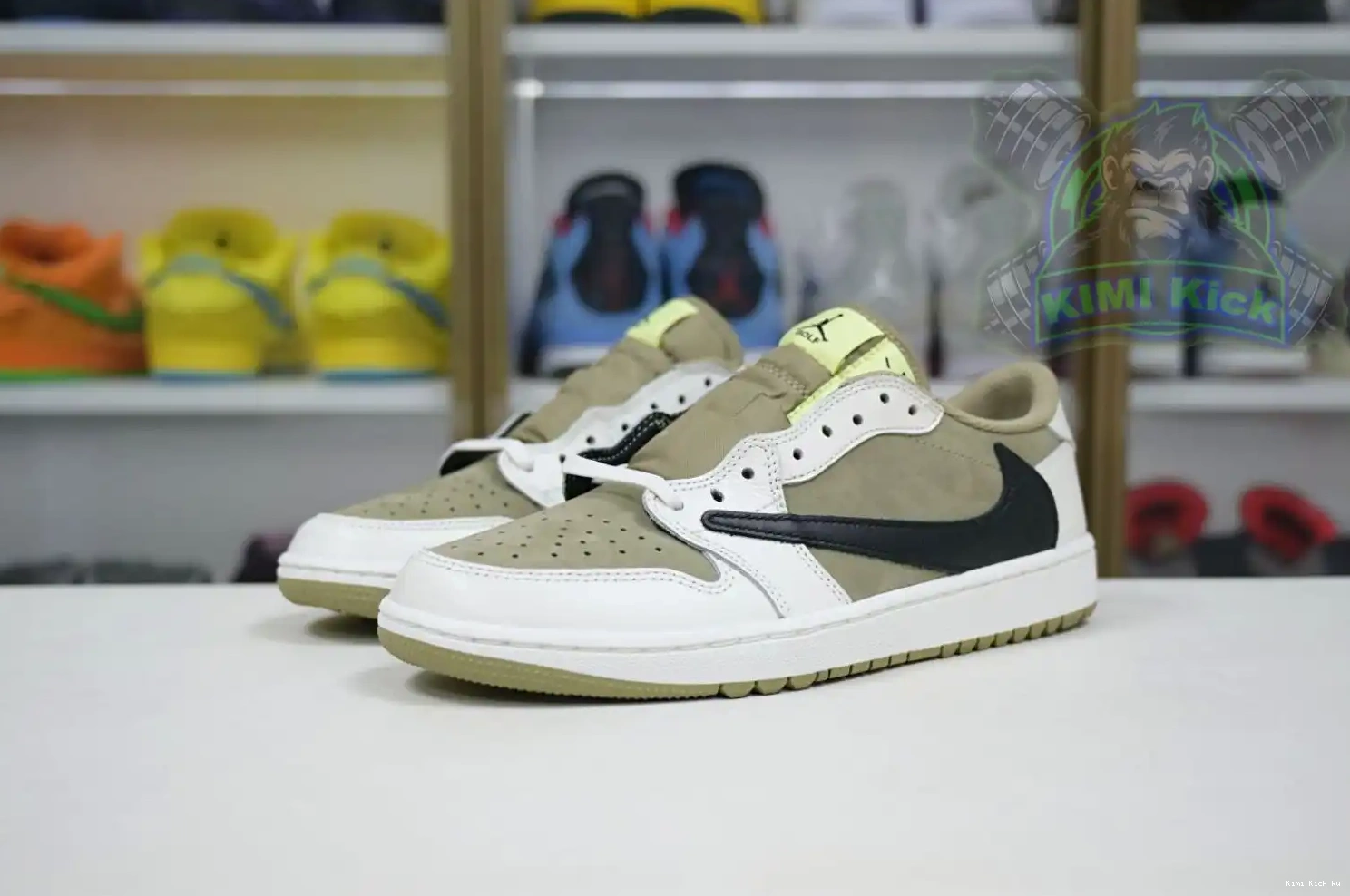 6.0 x Low Golf Jordan 1 Kimikick  Scott Air Travis 0801